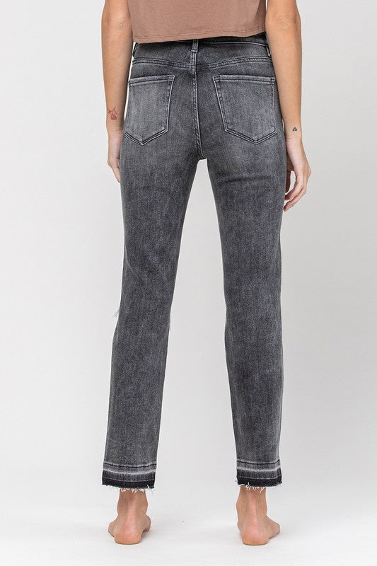 Vervet Flying Monkey High Rise Released Hem Straight