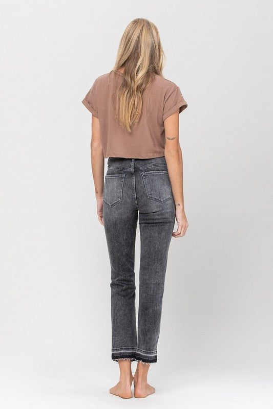 Vervet Flying Monkey High Rise Released Hem Straight