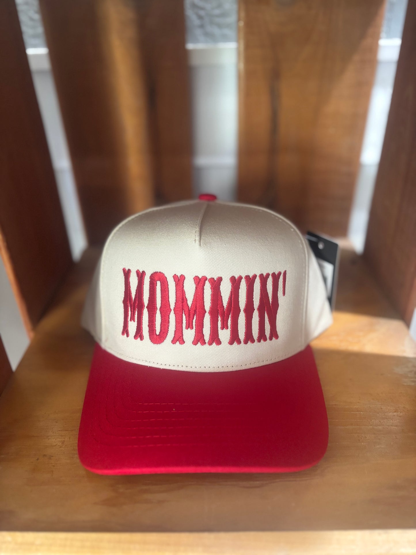 Mommin' Embroidery Two-Tone Trucker Hat