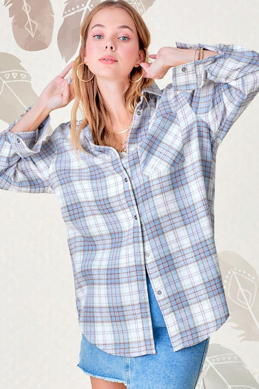 Dreamy in Plaid Shirt