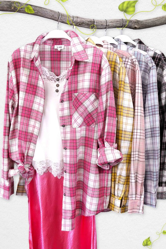 Dreamy in Plaid Shirt