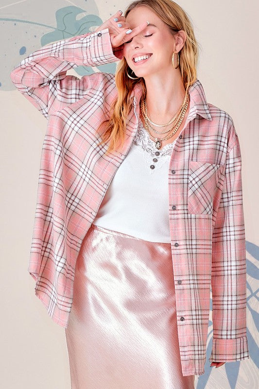 Dreamy in Plaid Shirt