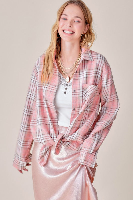 Dreamy in Plaid Shirt