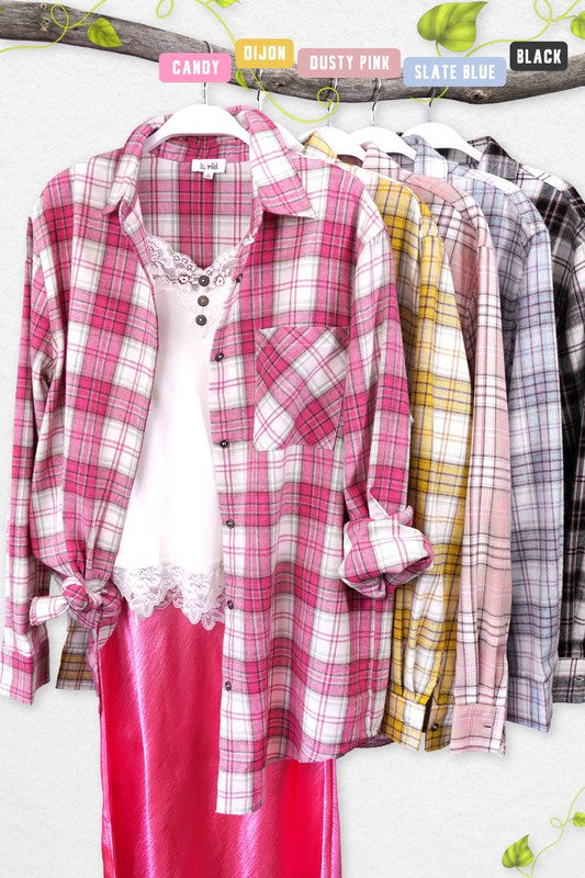 Dreamy in Plaid Shirt
