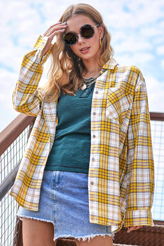 Dreamy in Plaid Shirt