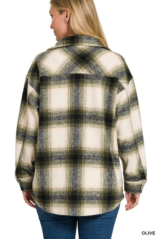 Close to You Plaid Shacket