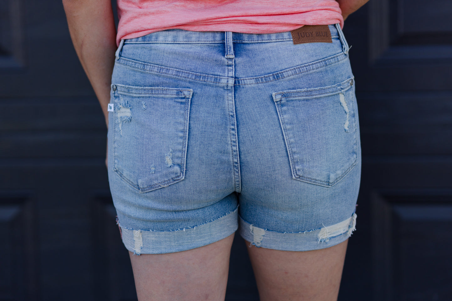 Libby Wash Judy Blue Tummy Control Shorts