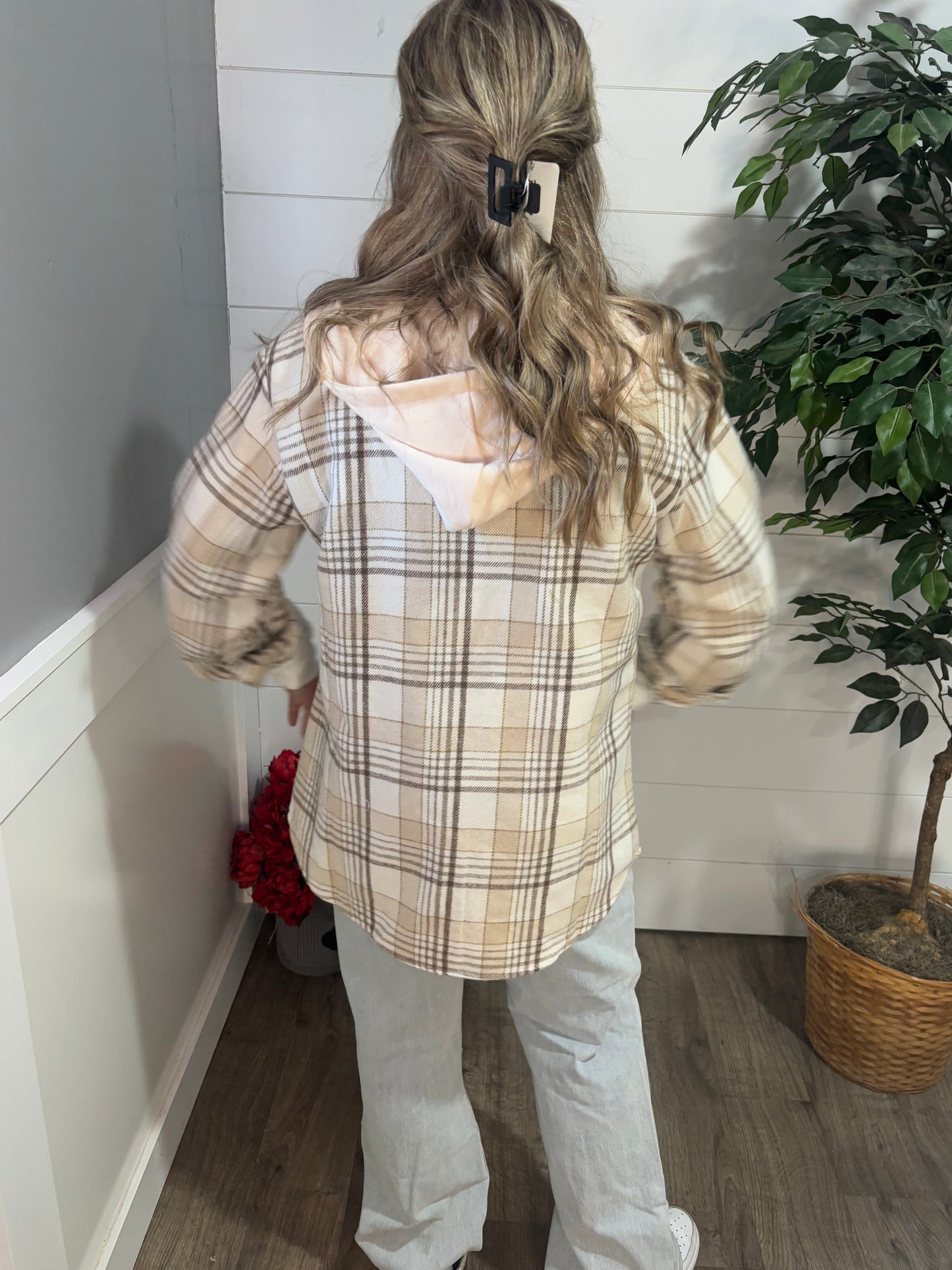 Places to Be Plaid Shacket