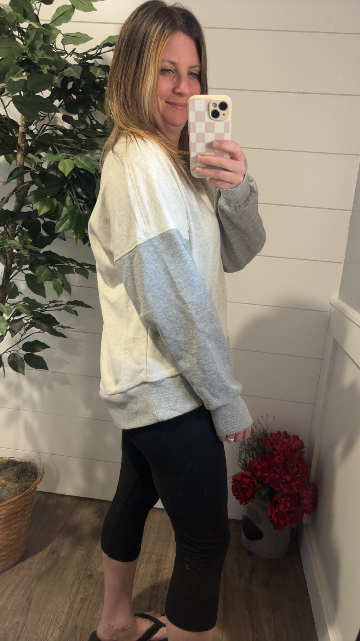 Bring it Together Color Block Pullover