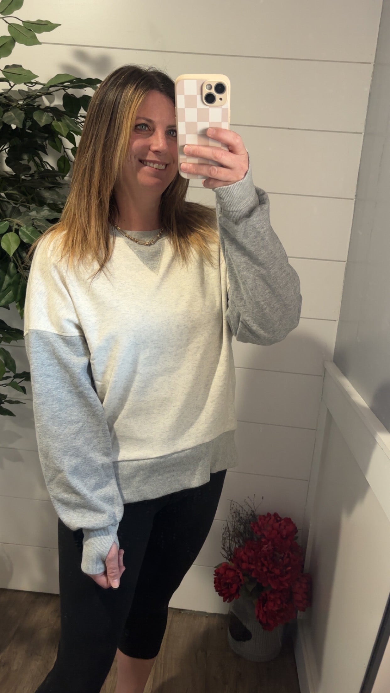 Bring it Together Color Block Pullover