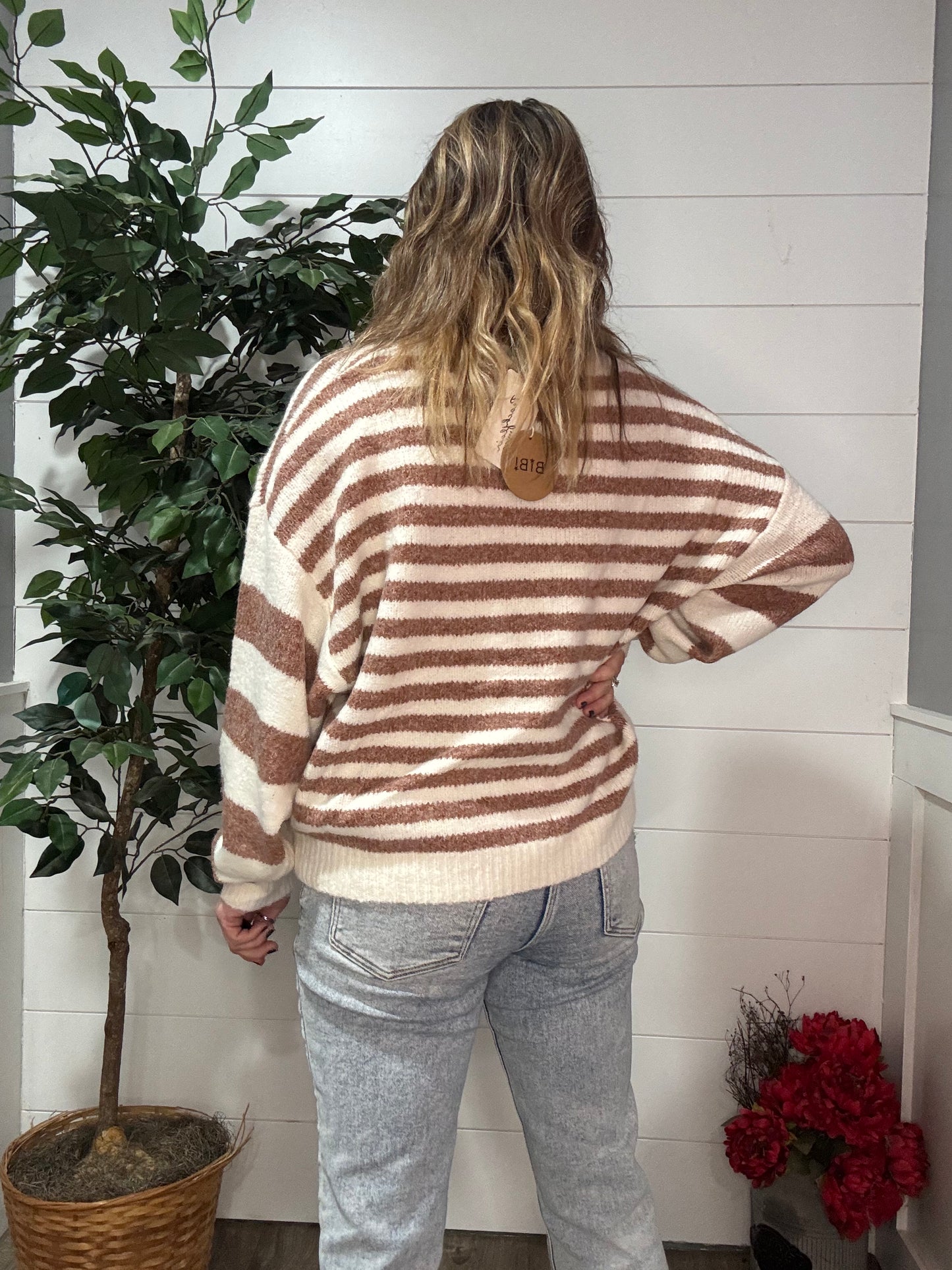 In Perfect Harmony Striped Sweater