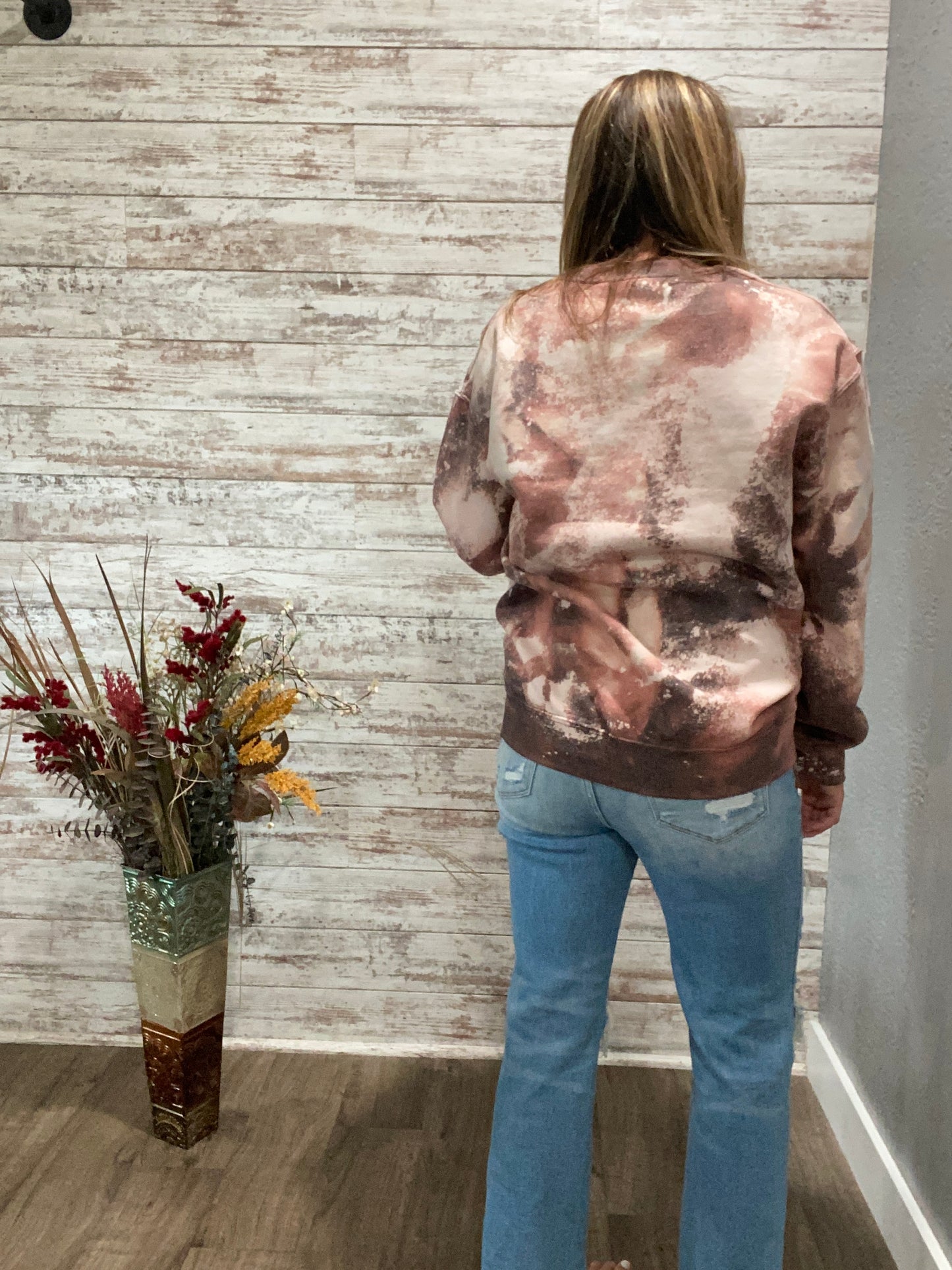 Bleached Crewneck Sweatshirt