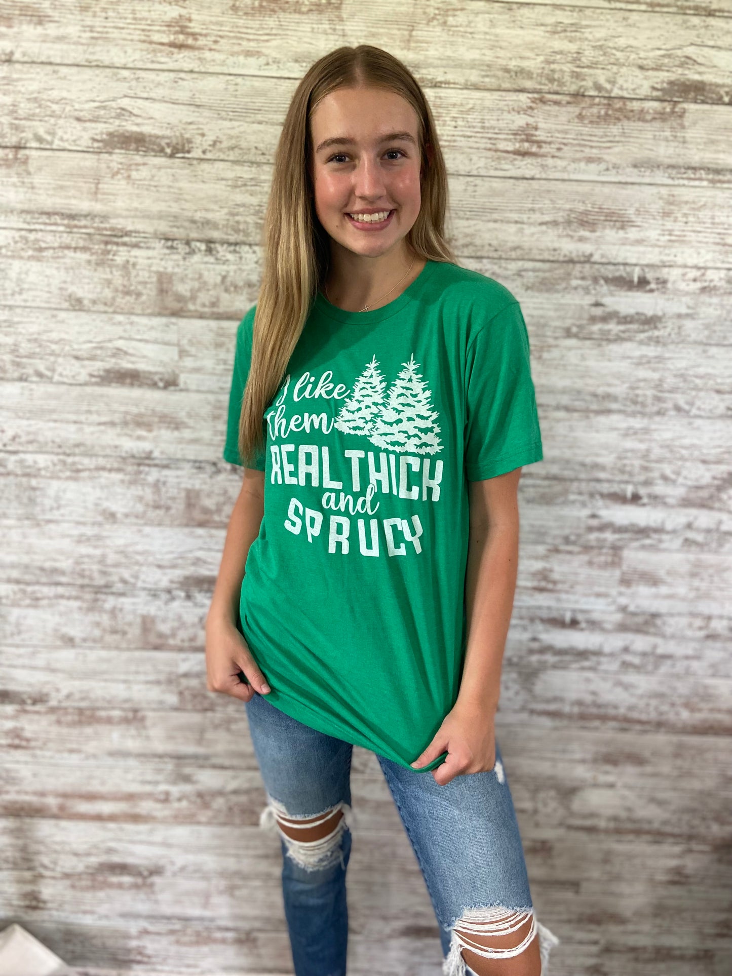 I like them real thick and sprucy