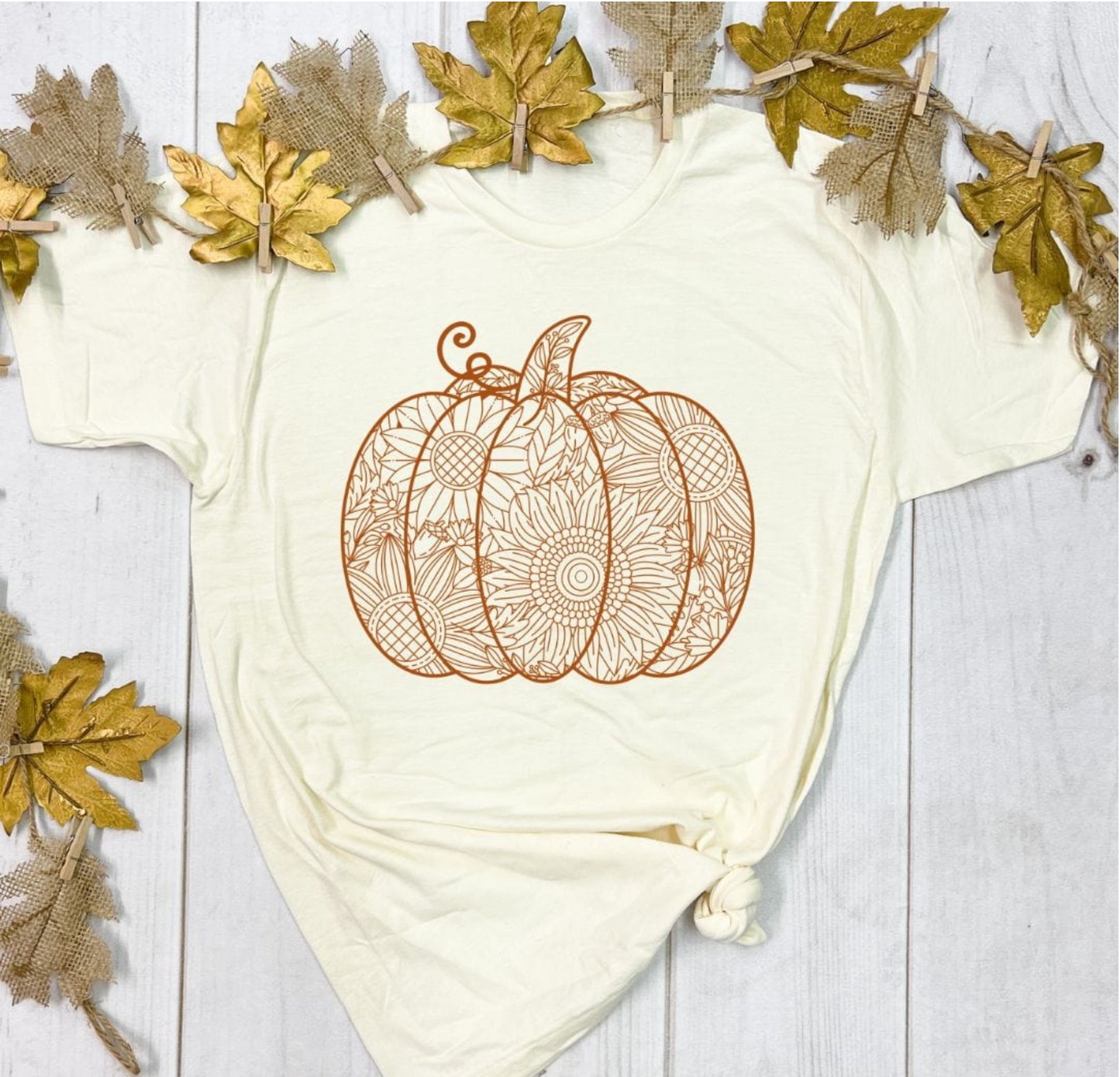Sunflower Pumpkin Soft Graphic Tee