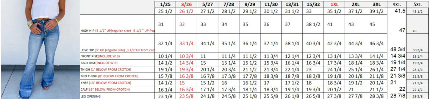 Romi Tummy Control Distressed Flare Jeans