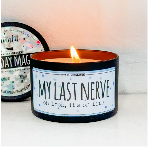 Last Nerve On Fire - Natural Scented Candle - 100% Soy 8oz