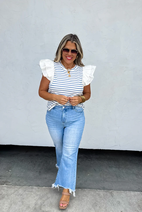 Blakeley Urban Non Distressed Crop Jeans - light wash