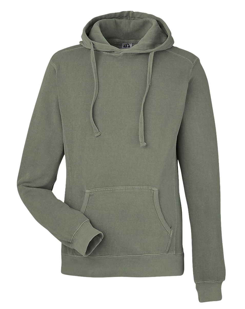 Pigment-Dyed Fleece Hooded Sweatshirts