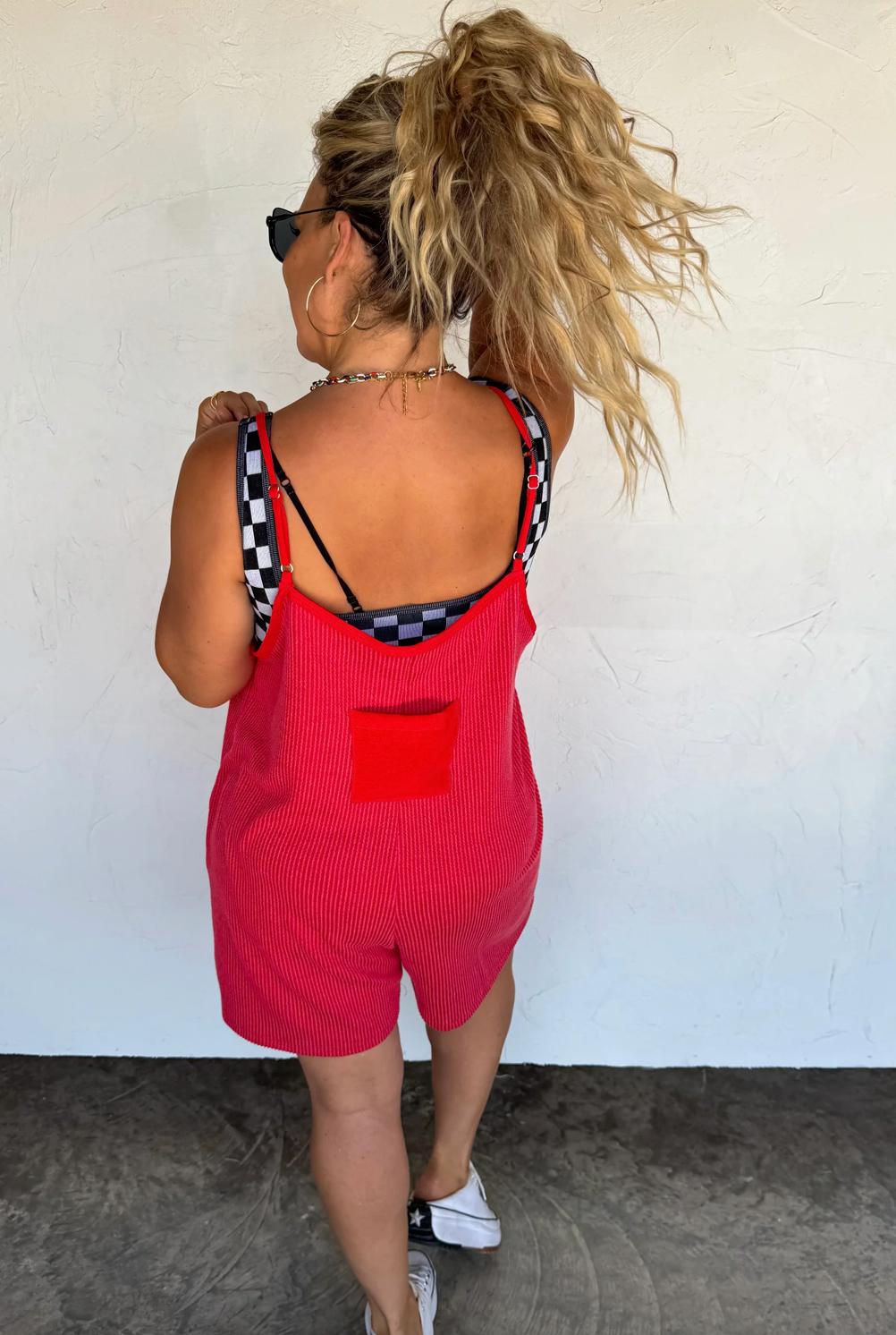 KINSEY RIBBED ROMPER