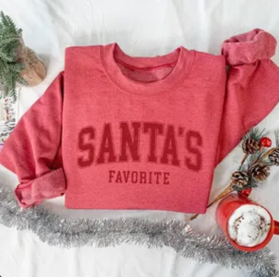 PRE ORDER: SANTA'S FAVORITE CREWNECK