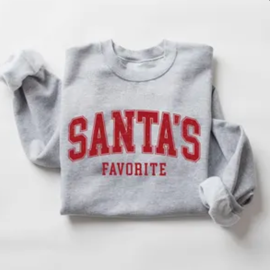 PRE ORDER: SANTA'S FAVORITE CREWNECK