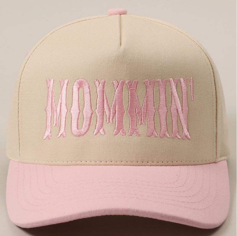 Mommin' Embroidery Two-Tone Trucker Hat