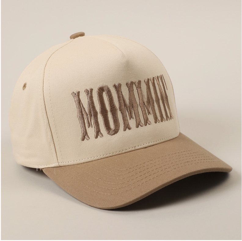 Mommin' Embroidery Two-Tone Trucker Hat