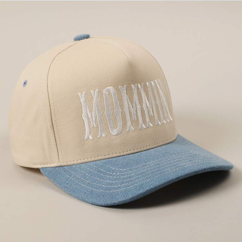 Mommin' Embroidery Two-Tone Trucker Hat