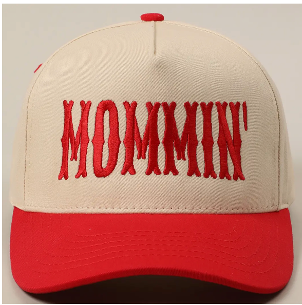 Mommin' Embroidery Two-Tone Trucker Hat
