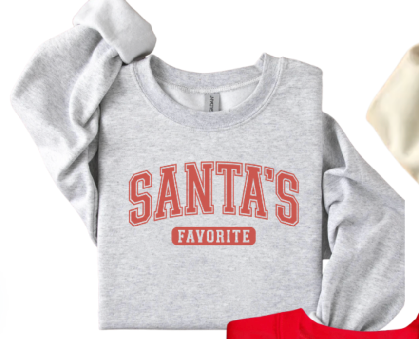 PRE ORDER: SANTA'S FAVORITE CREWNECK