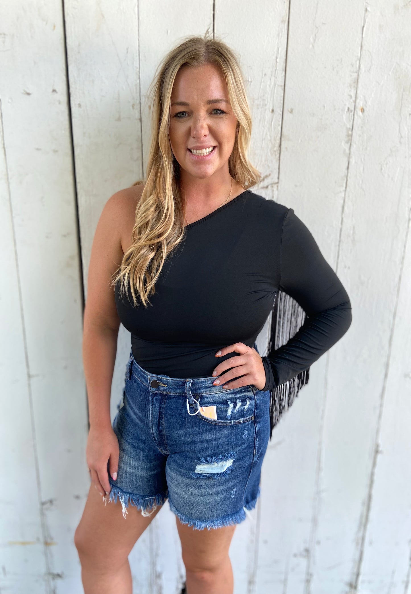 Make a Statement Fringe Bodysuit