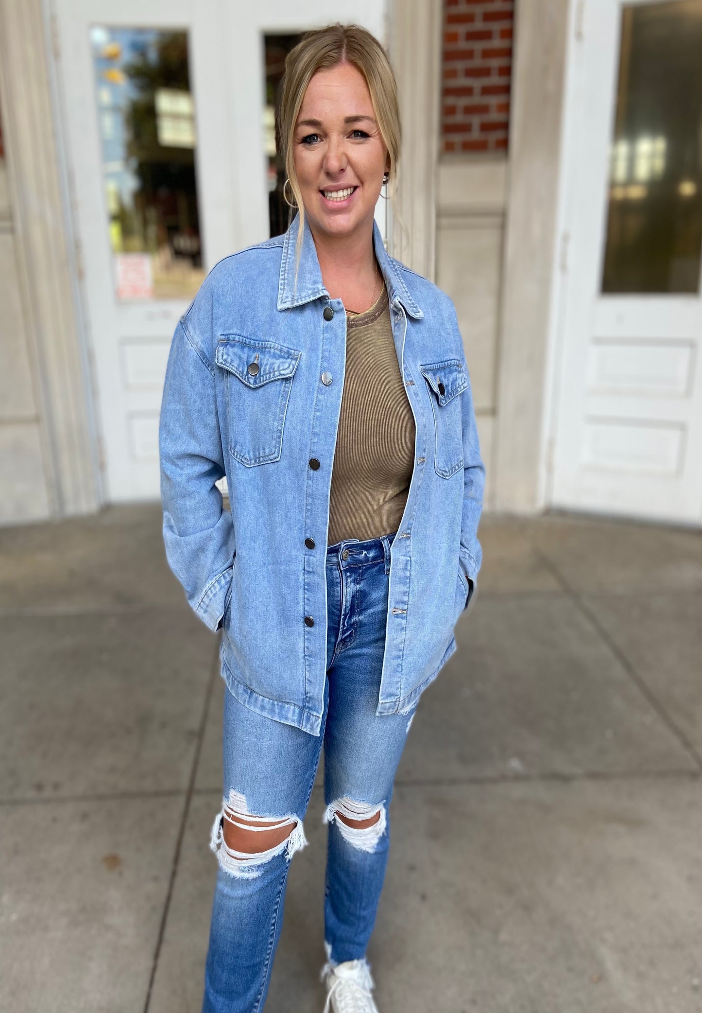 Light wash Jean Jacket
