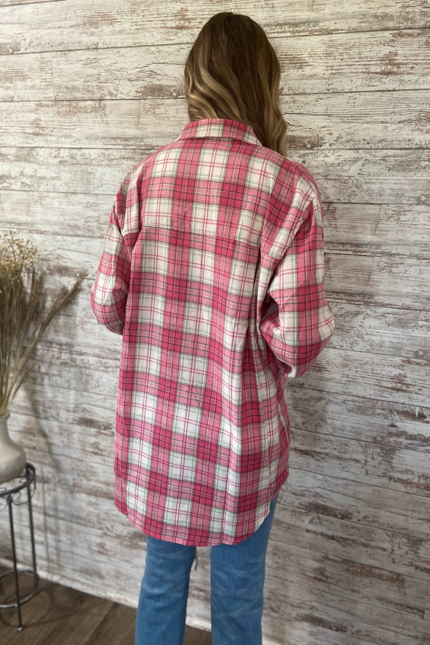 Dreamy in Plaid Shirt
