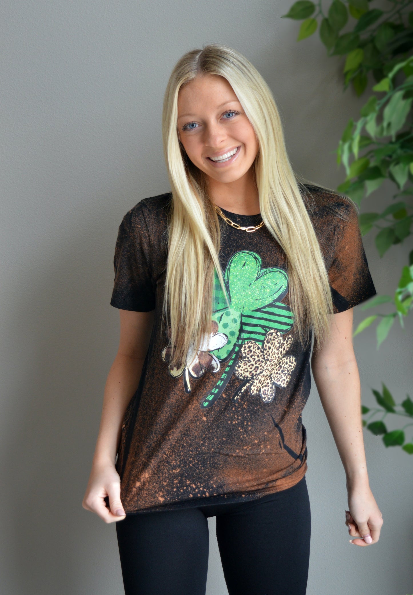 St. Patty's Day Bleached Tee