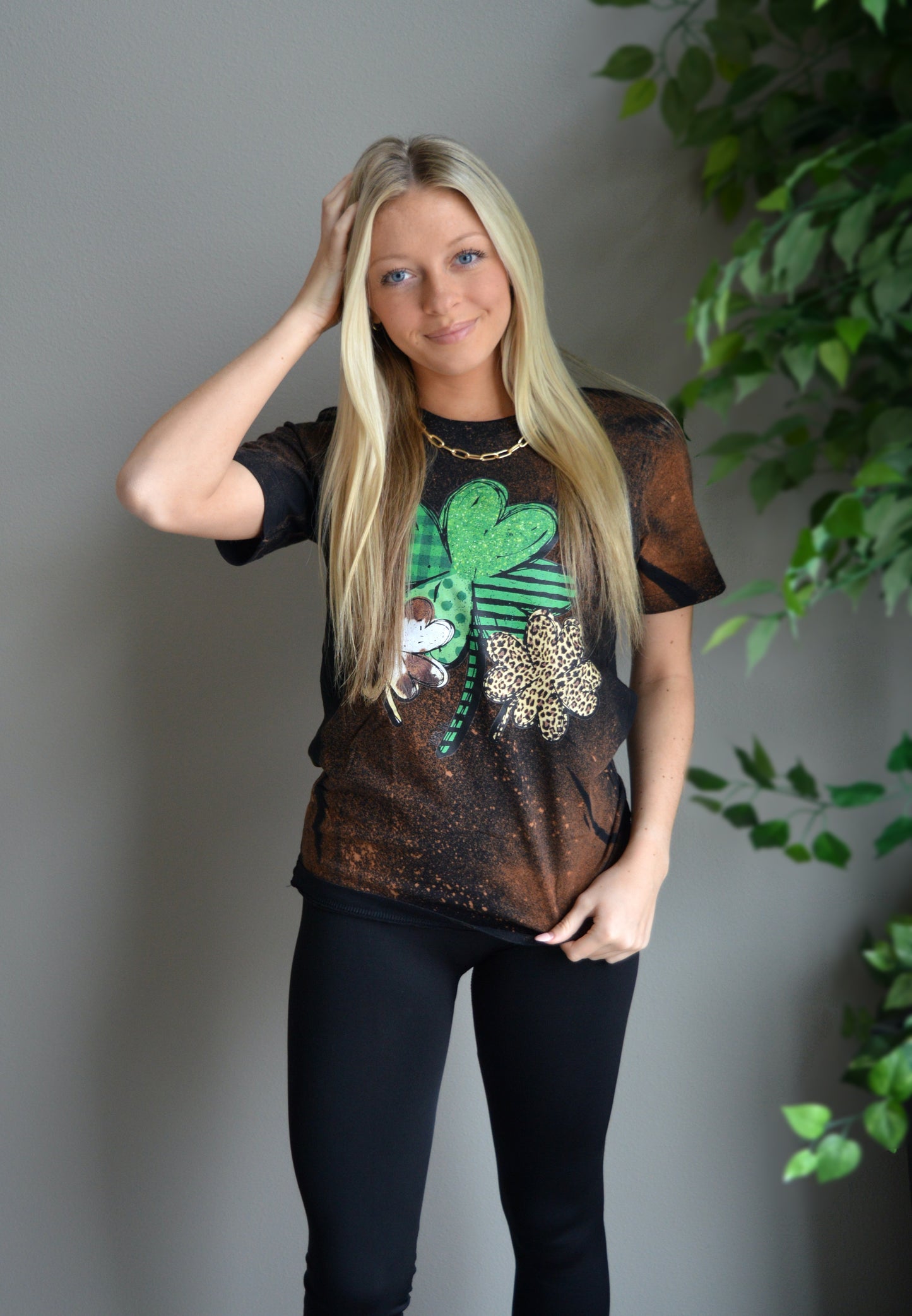 St. Patty's Day Bleached Tee
