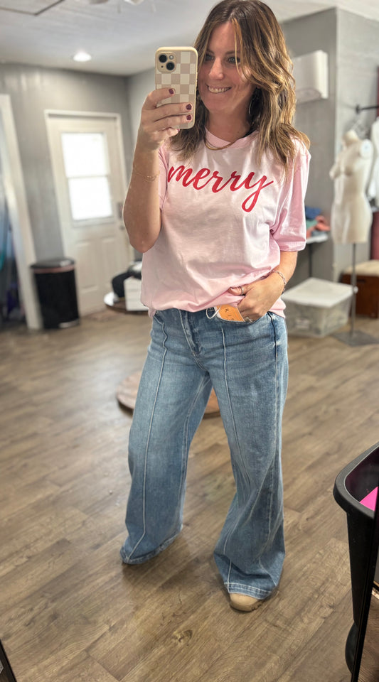 The Riley Wide Leg Jean - Risen