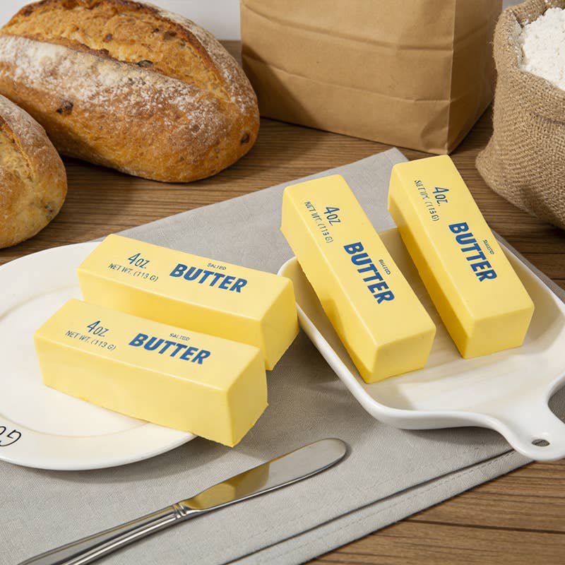 Squeeze Butter Shape Fidget Toy Squishy Toy: 1 / 14cm