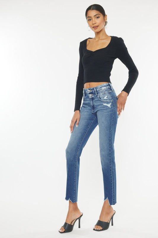 Kan Can - High Rise Slim Straight