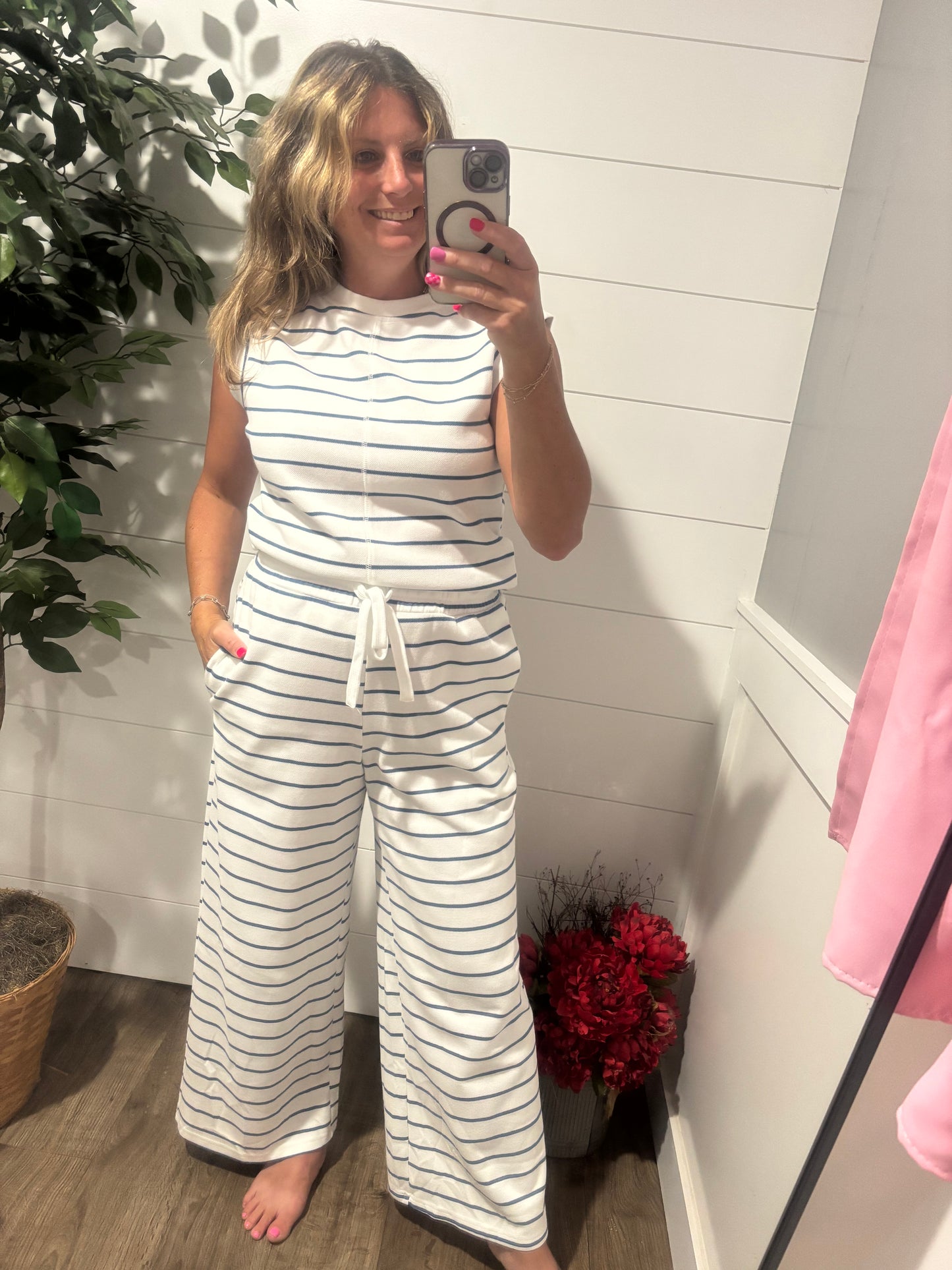 Weekend Wander Striped Lounge Set