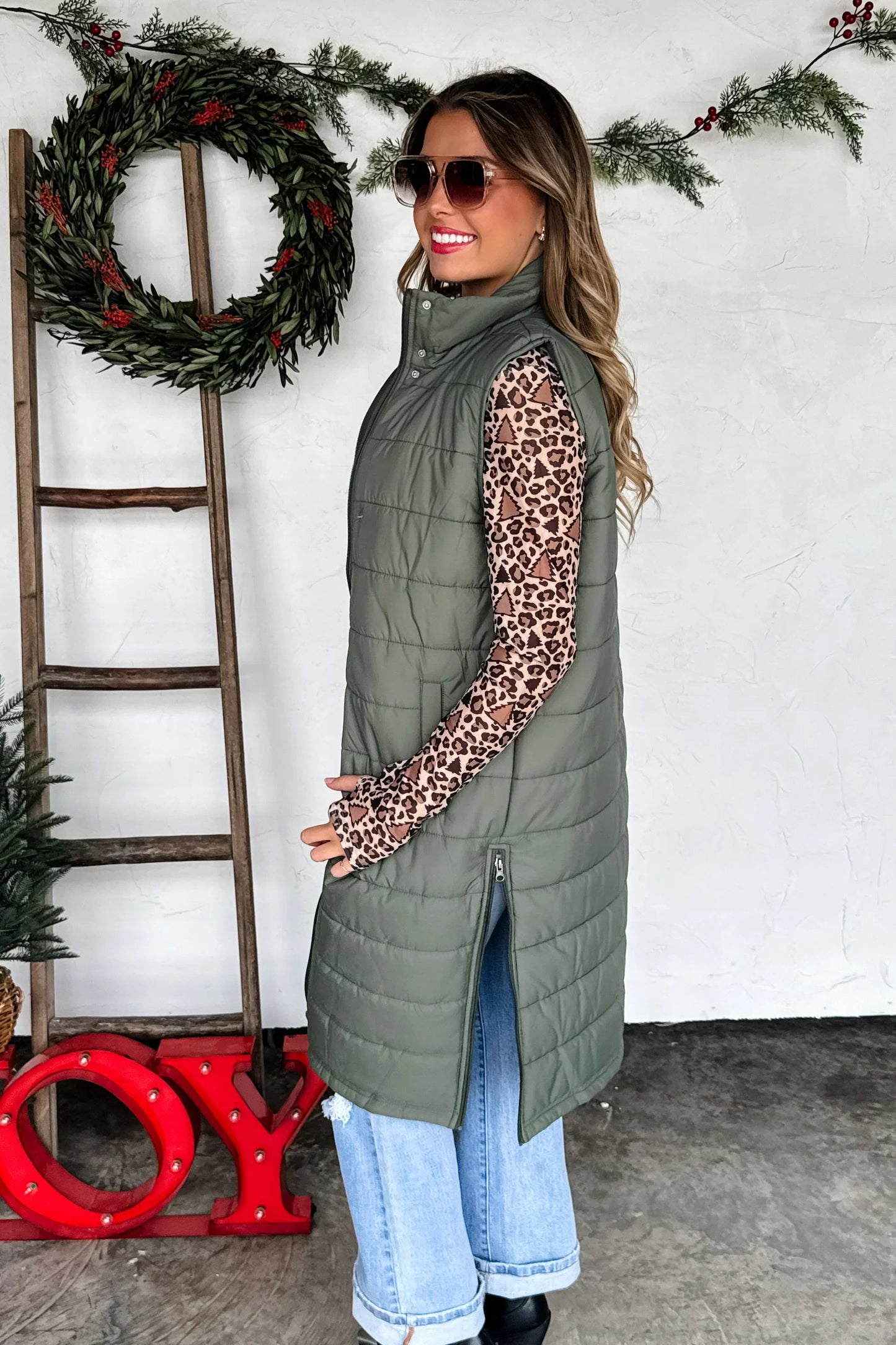 PRE ORDER Kendall Long Puffer Vest