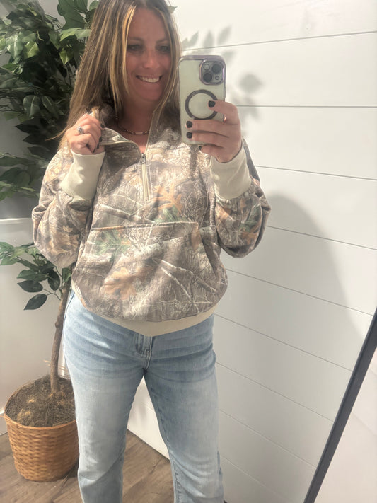 Camo & Checker Easy Does It Pullover