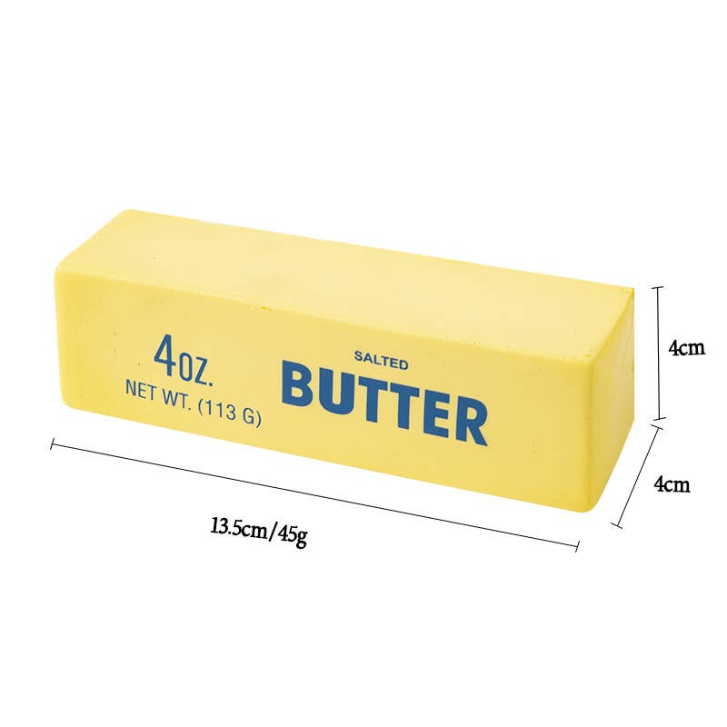 Squeeze Butter Shape Fidget Toy Squishy Toy: 1 / 14cm