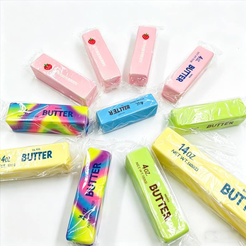 Squeeze Butter Shape Fidget Toy Squishy Toy: 1 / 14cm