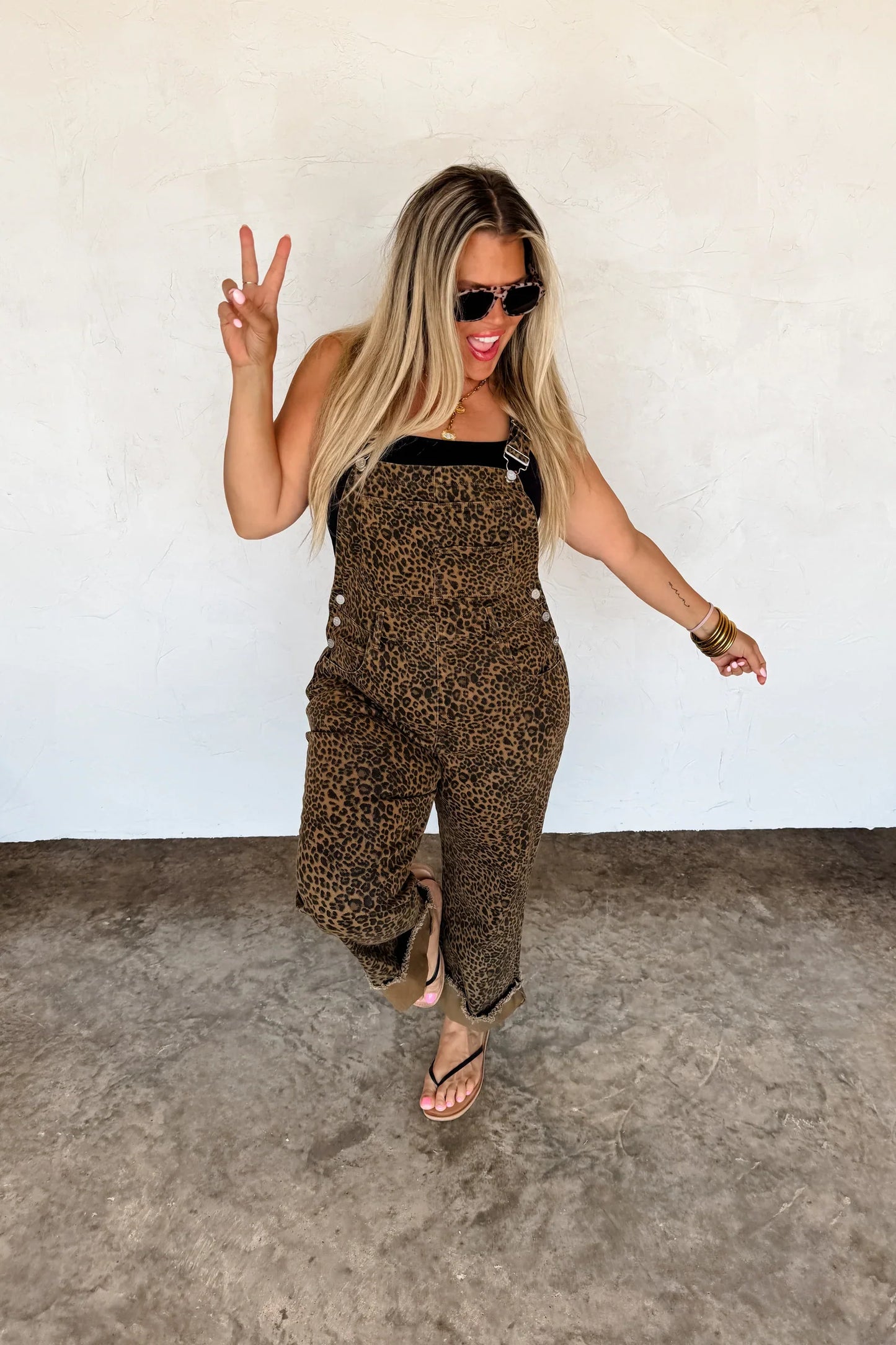 Delilah Cheetah Overalls
