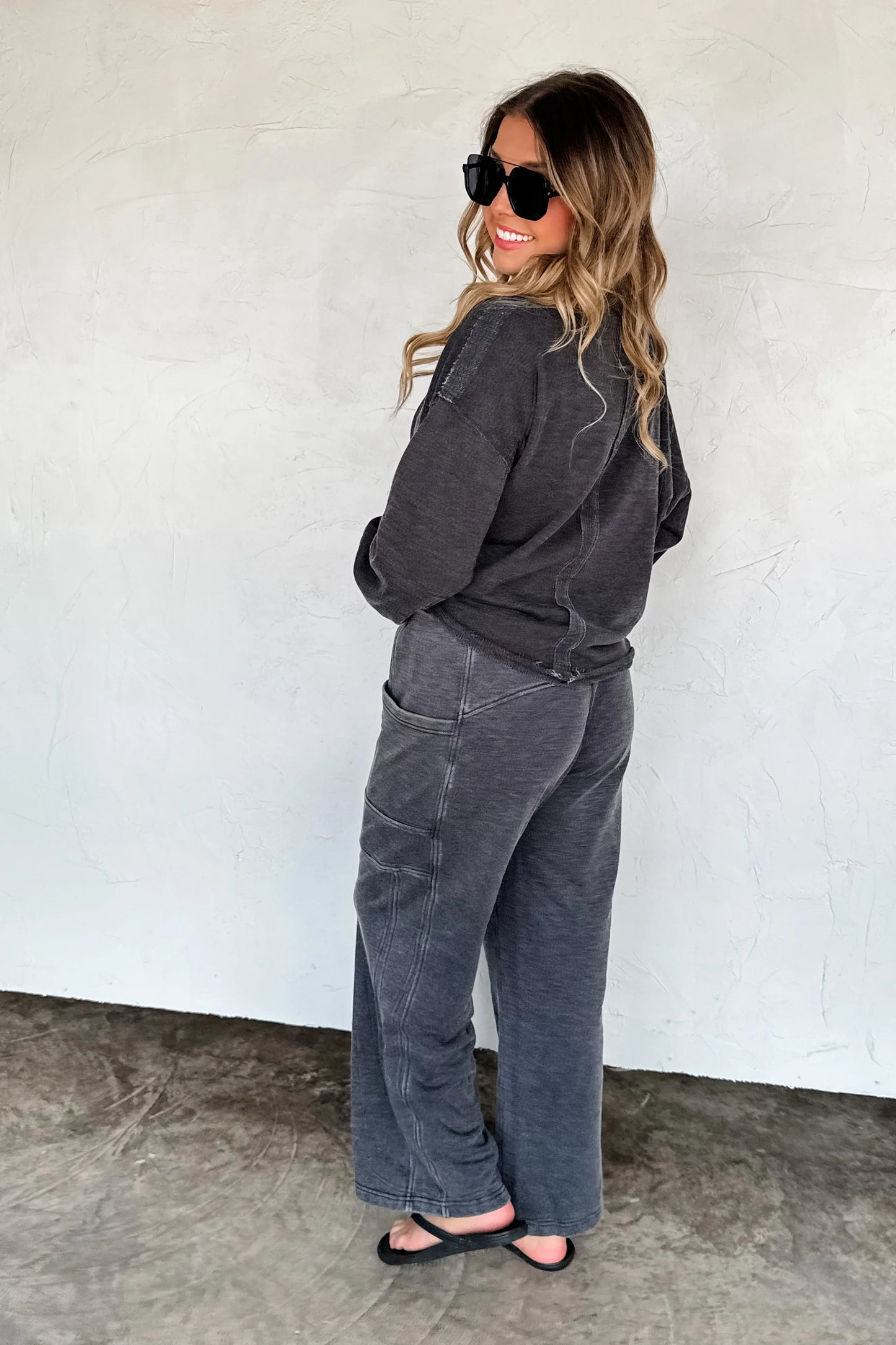 Faded Feels VNeck Pullover