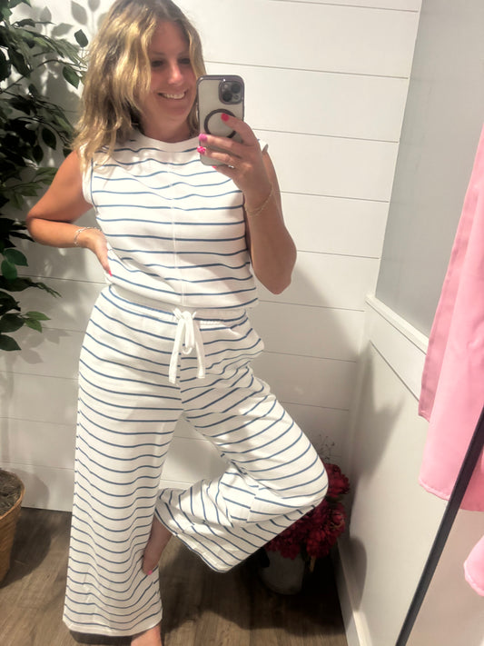 Weekend Wander Striped Lounge Set