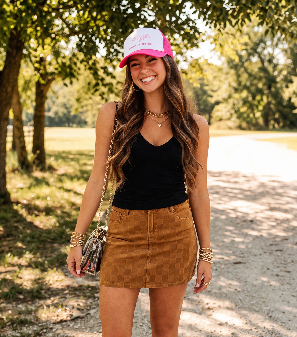 Spice it Up Checkered Skirt