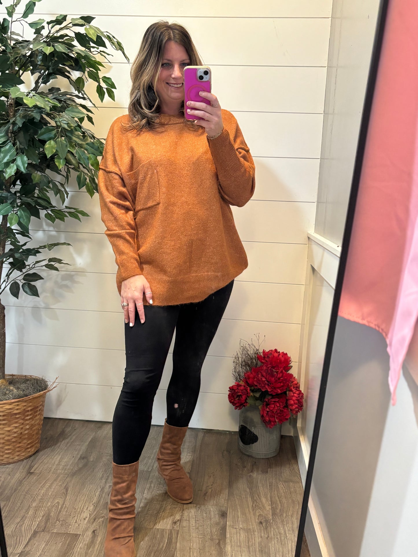 Autumn Ember Oversized Sweater