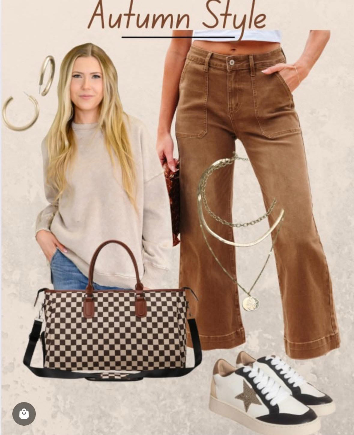 Bella Cropped High Rise Wide Leg Jeans