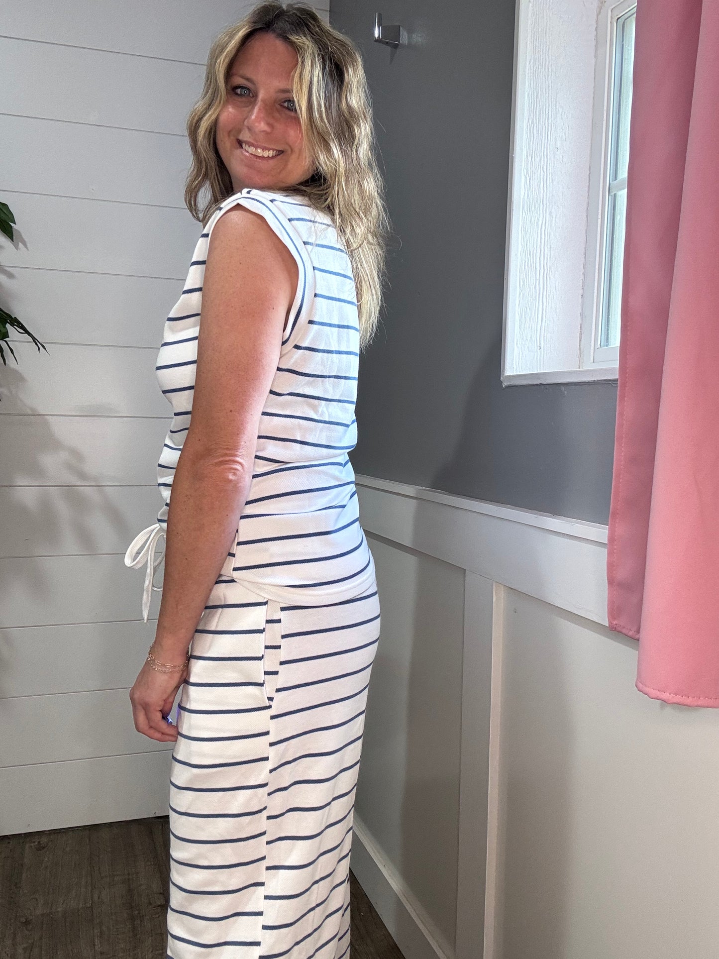 Weekend Wander Striped Lounge Set